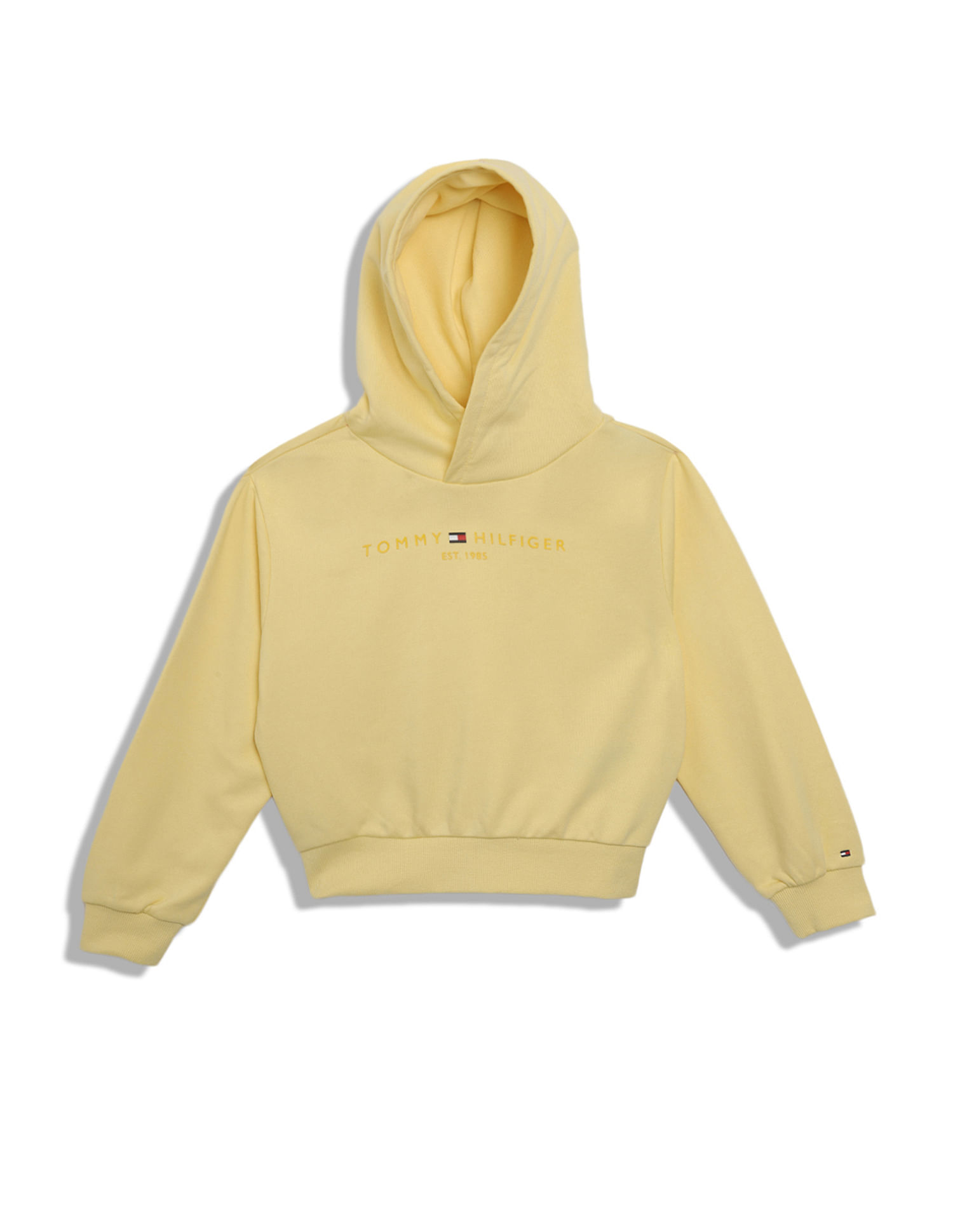 Tommy Hilfiger Kids Girls Transitional Solid Hooded Sweatshirt
