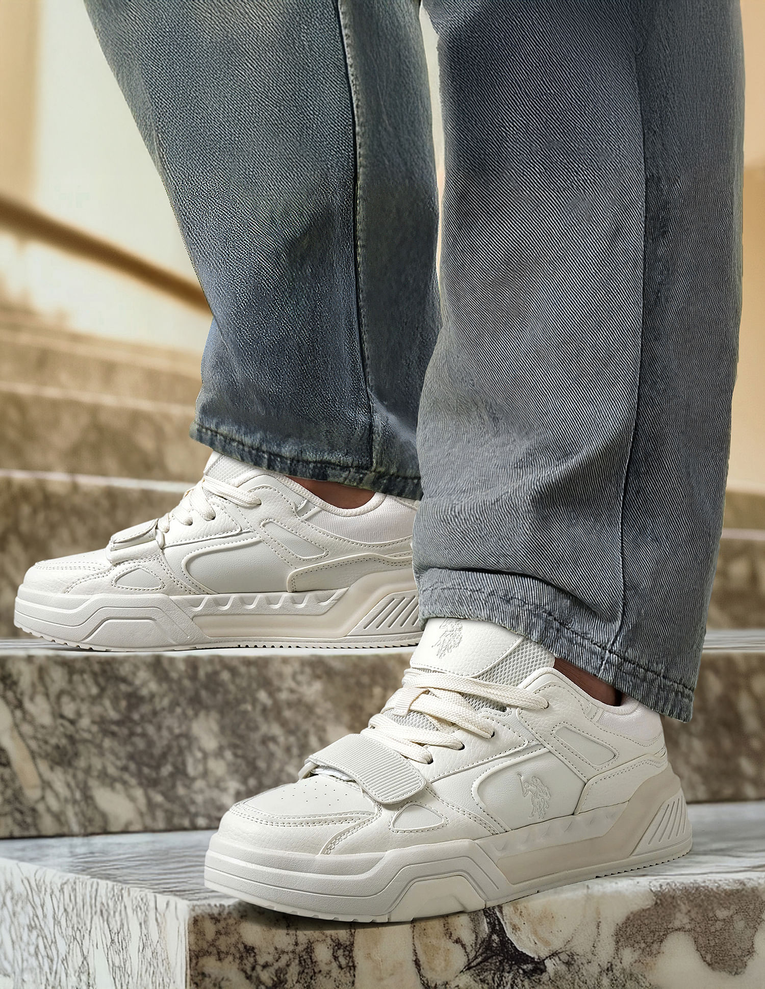 U.S. Polo Assn. Men Low Top Mark Sneakers