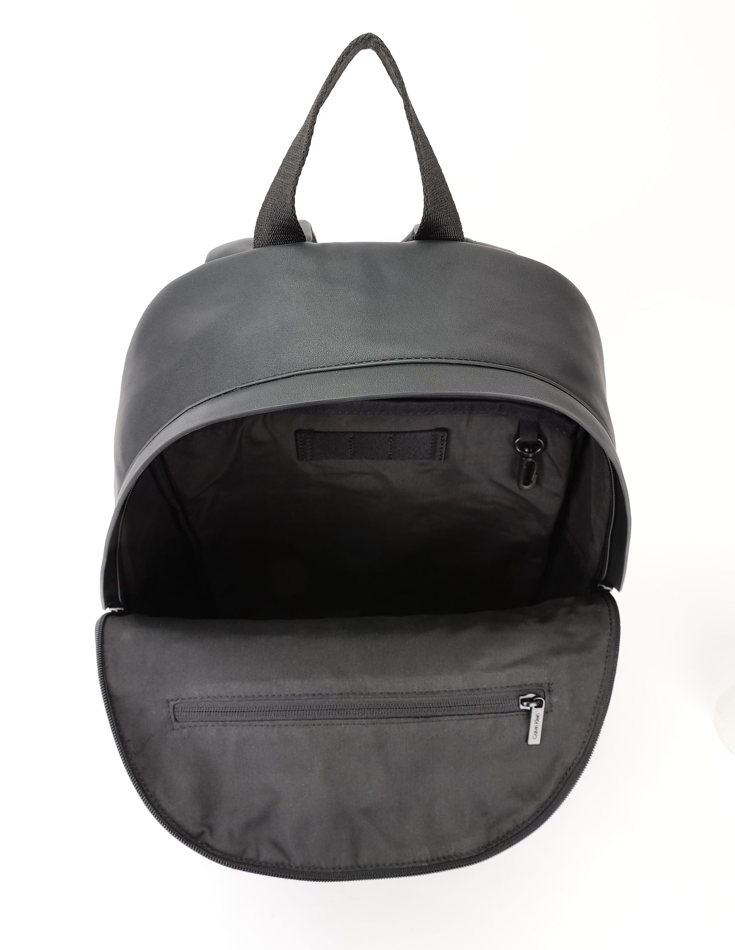 Calvin Klein Logo Black Polyester Backpack