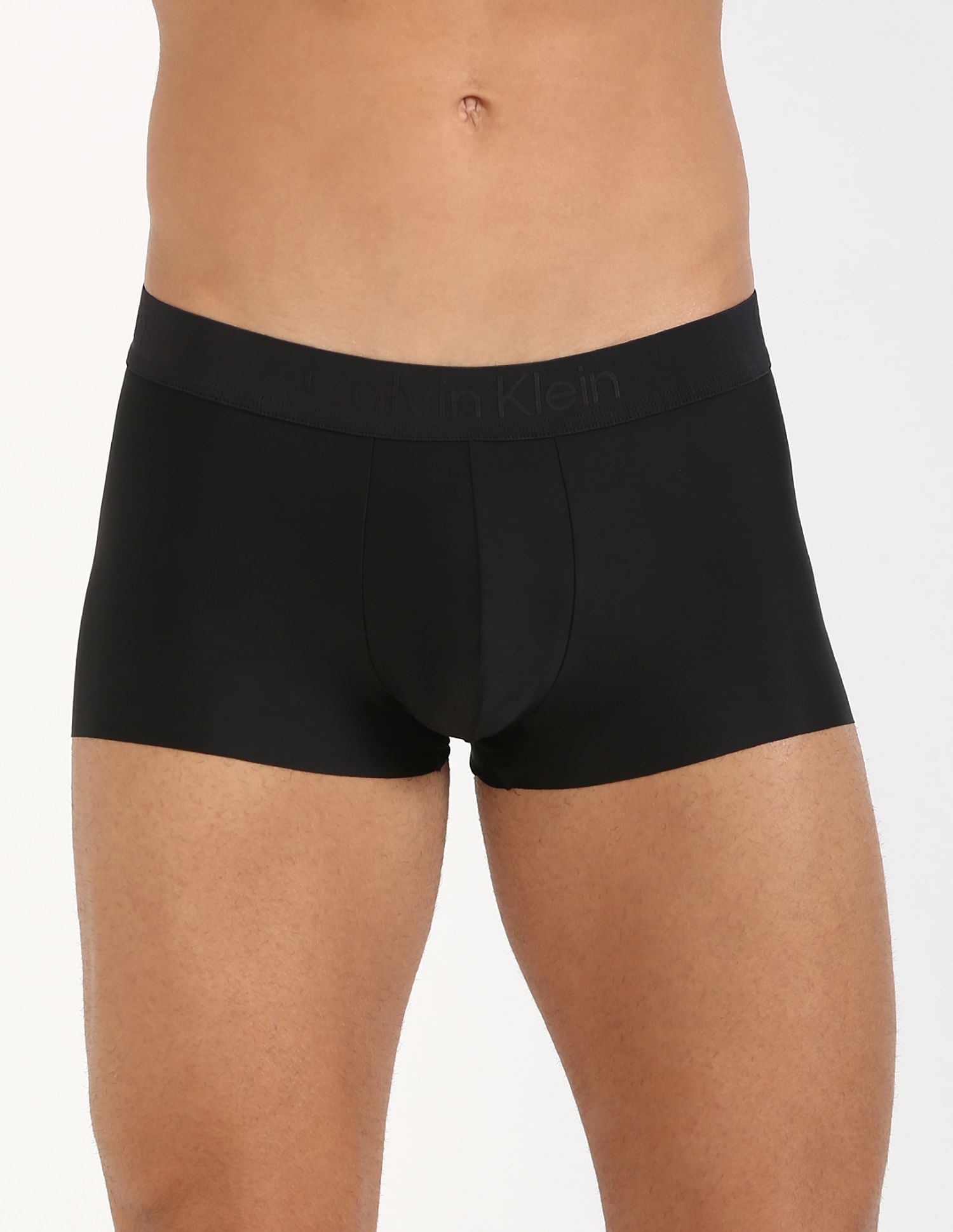 Calvin Klein Underwear Mid Rise Solid Black Trunks