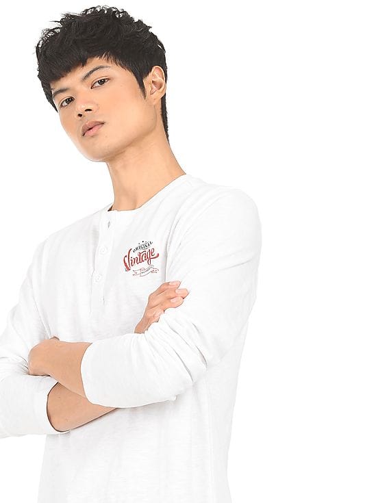 Buy Ruggers Men White Long Sleeve Solid 
