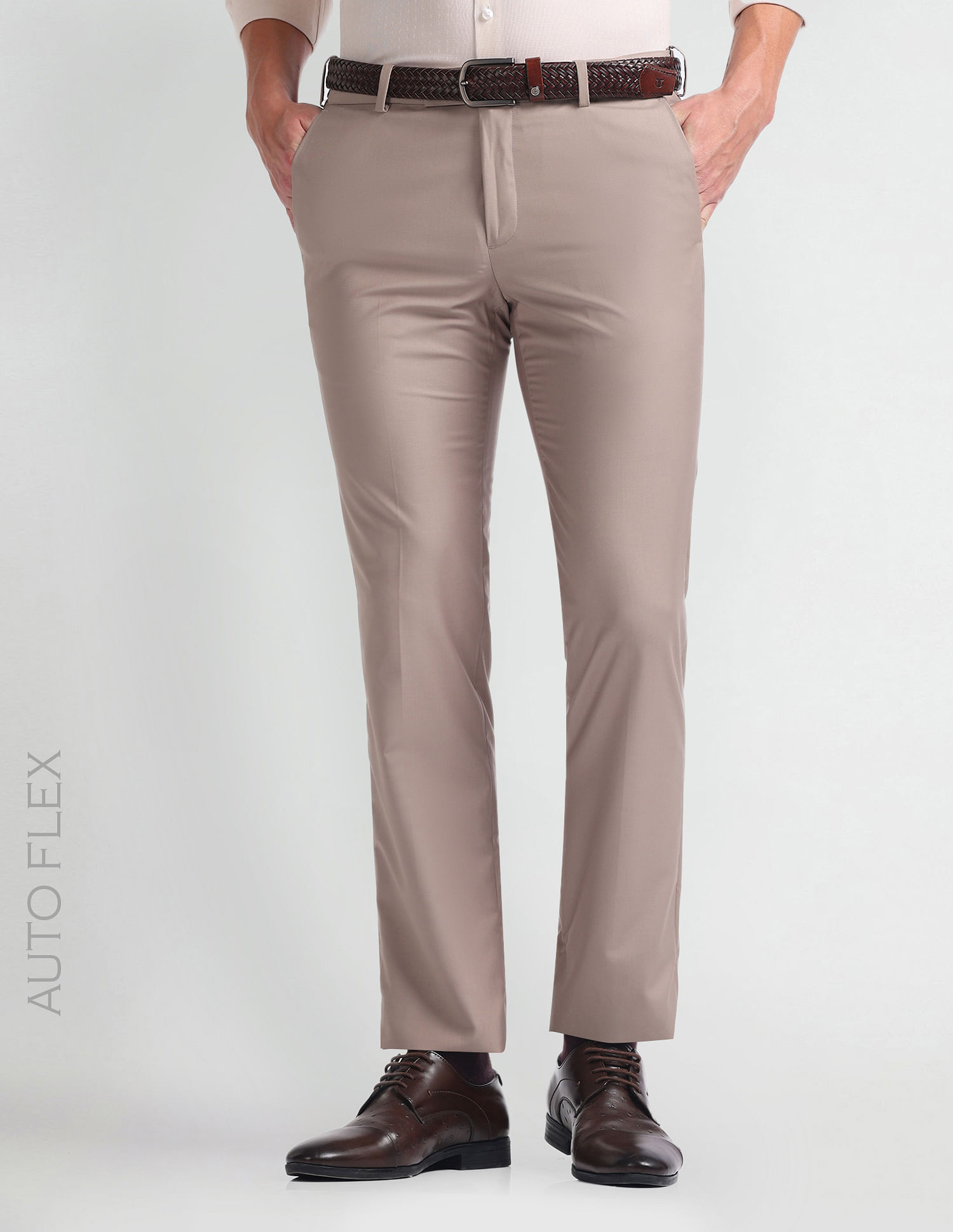 Buy Beige Trousers & Pants for Men by ARROW Online | Ajio.com