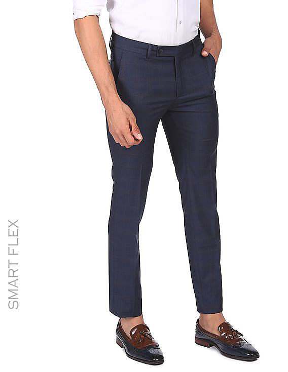 ARROW Tapered Men Blue Trousers - Buy ARROW Tapered Men Blue Trousers Online  at Best Prices in India | Flipkart.com