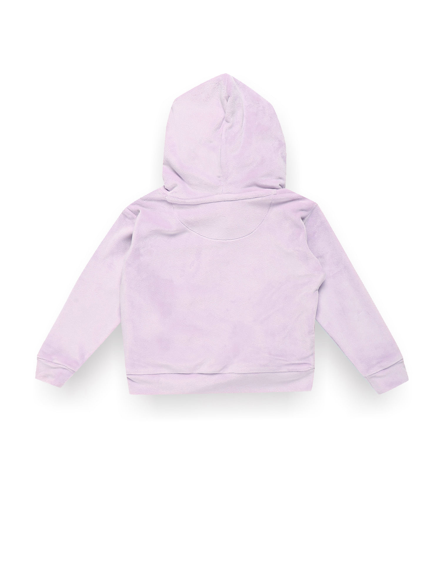 U.S. Polo Assn. Kids Girls Embroidered Logo Hooded Sweatshirt