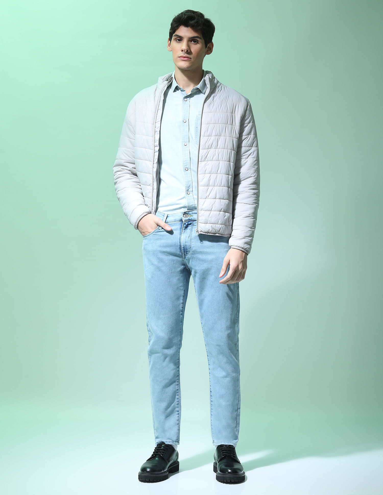 Flying Machine Slash Slim Tapered Fit F-Lite Jeans