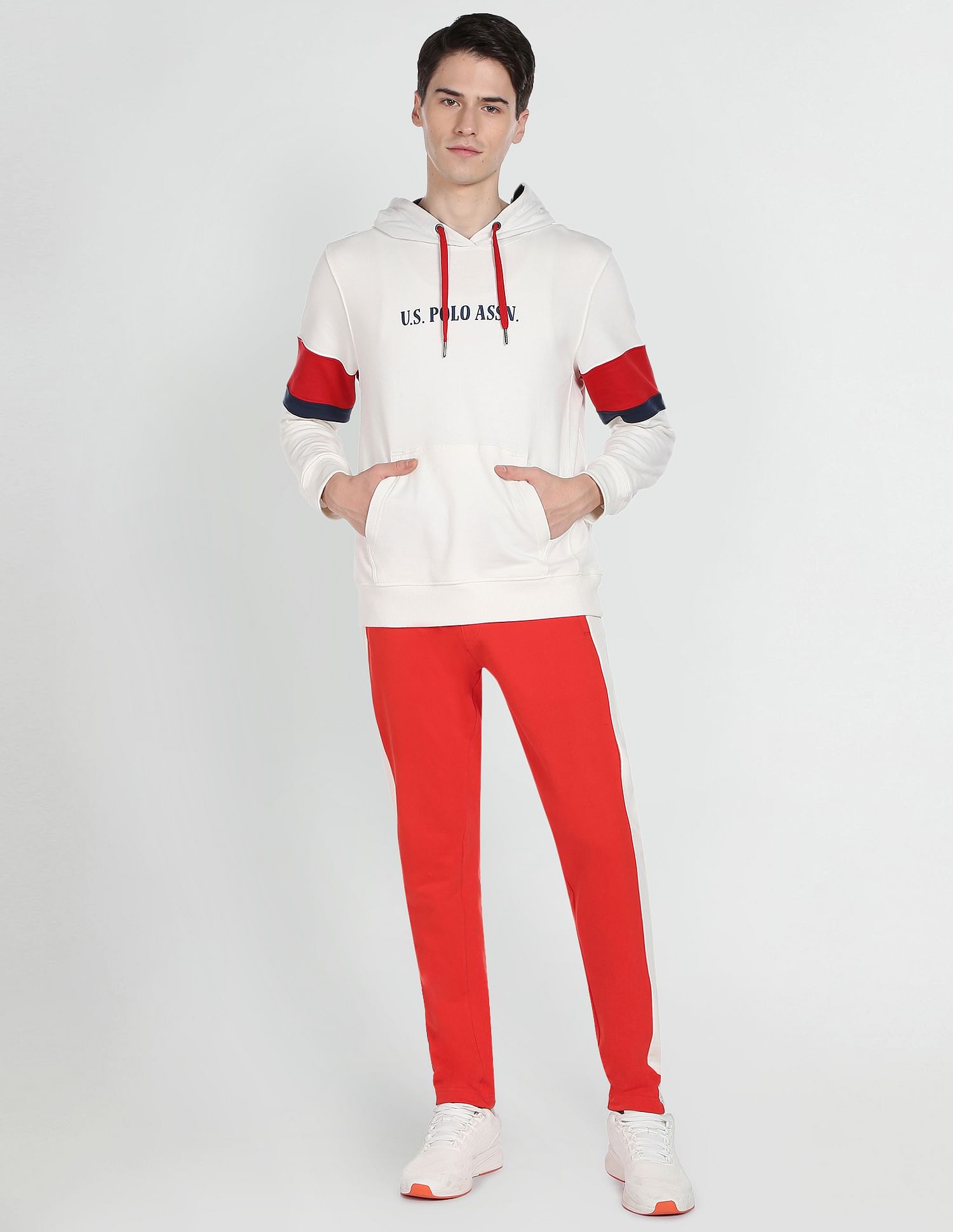 Buy U.S. Polo Assn. Denim Co. Colour Block Track Pants NNNOW