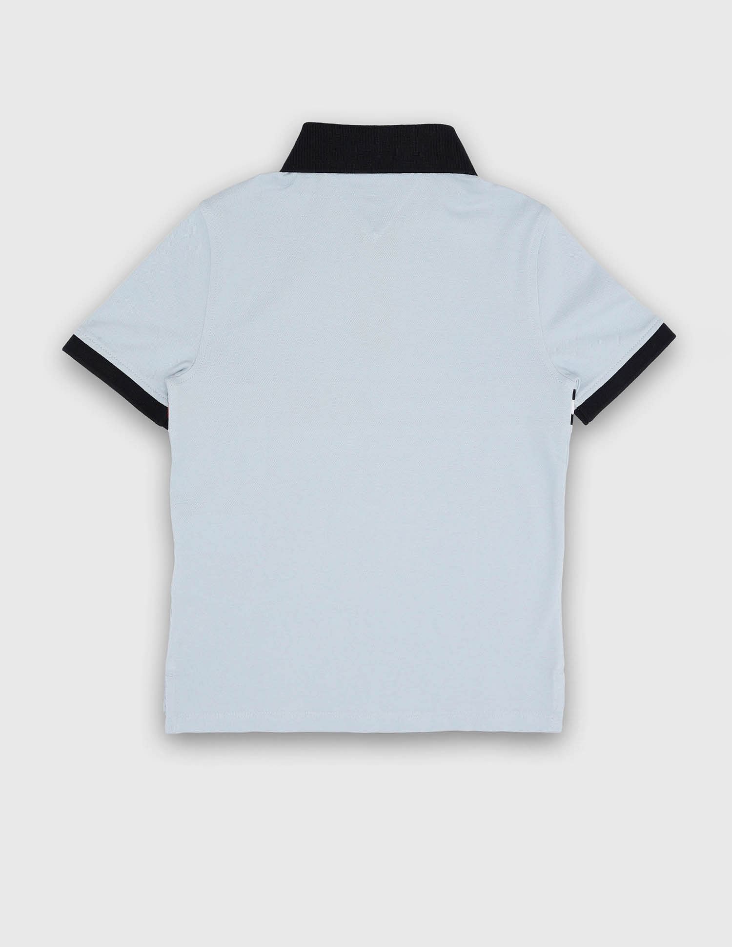 Tommy Hilfiger Kids Boys Printed Regular-Fit Cotton Polo Shirt