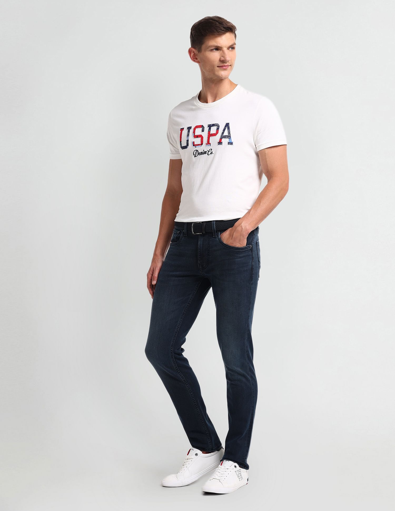 U.S. Polo Assn. Denim Co. Regallo Skinny Fit Blue Jeans
