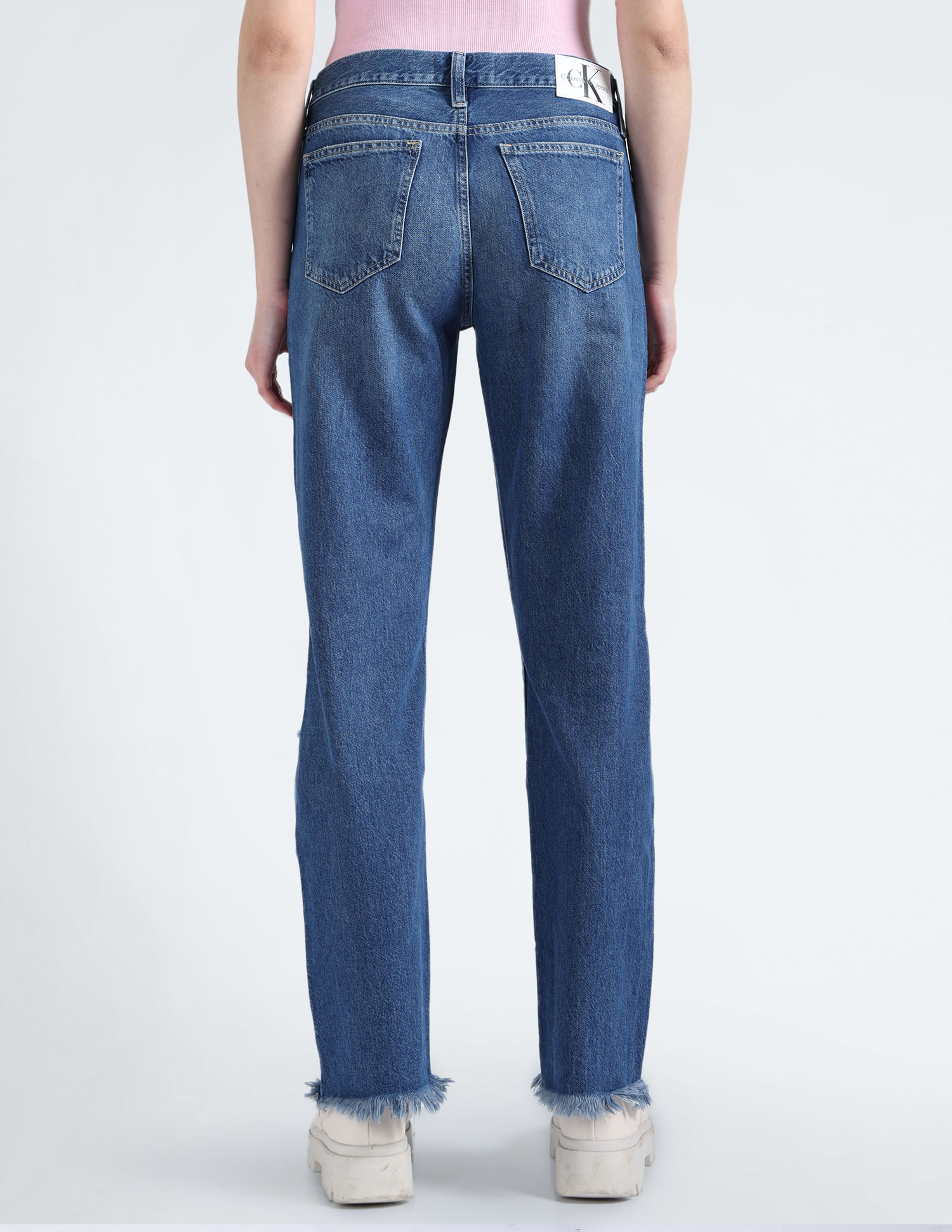 Calvin Klein Low Rise Recycled Cotton Jeans