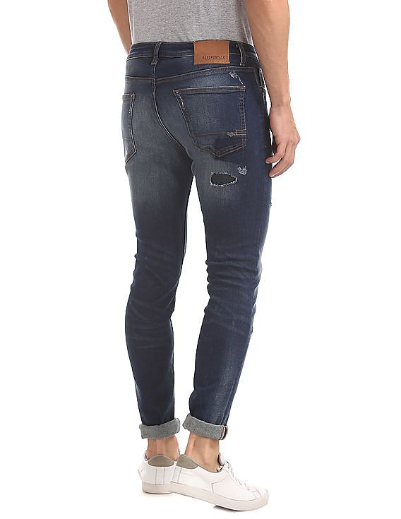 Aeropostale Super Skinny Fit Ripped Jeans