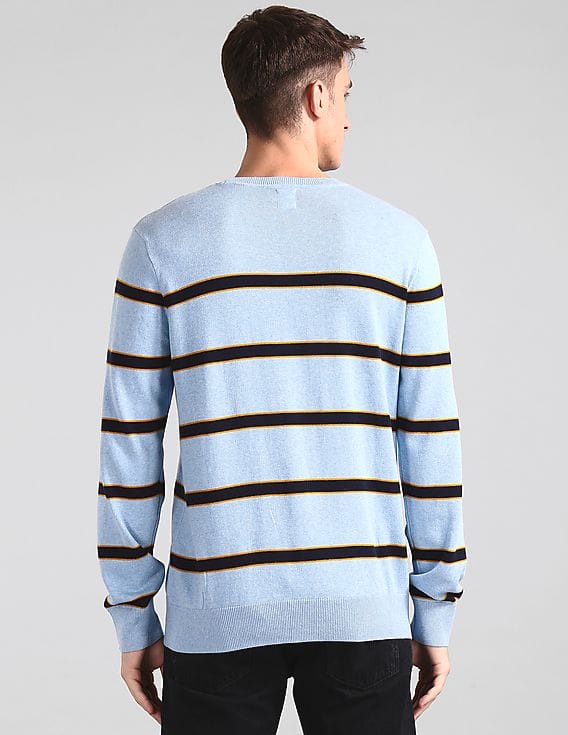 gap blue striped sweater