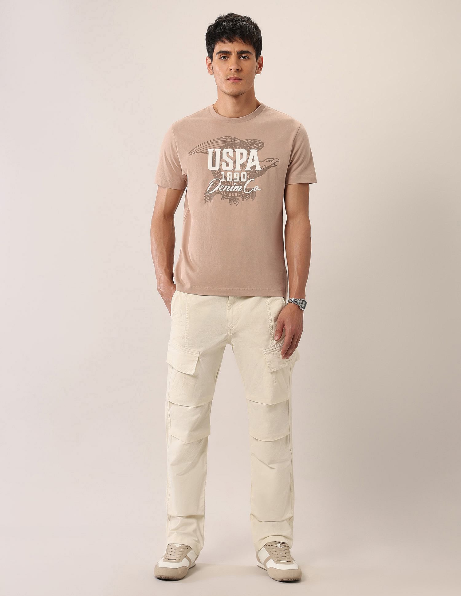 U.S. Polo Assn. Denim Co. Brand Printed Muscle Fit T-Shirt