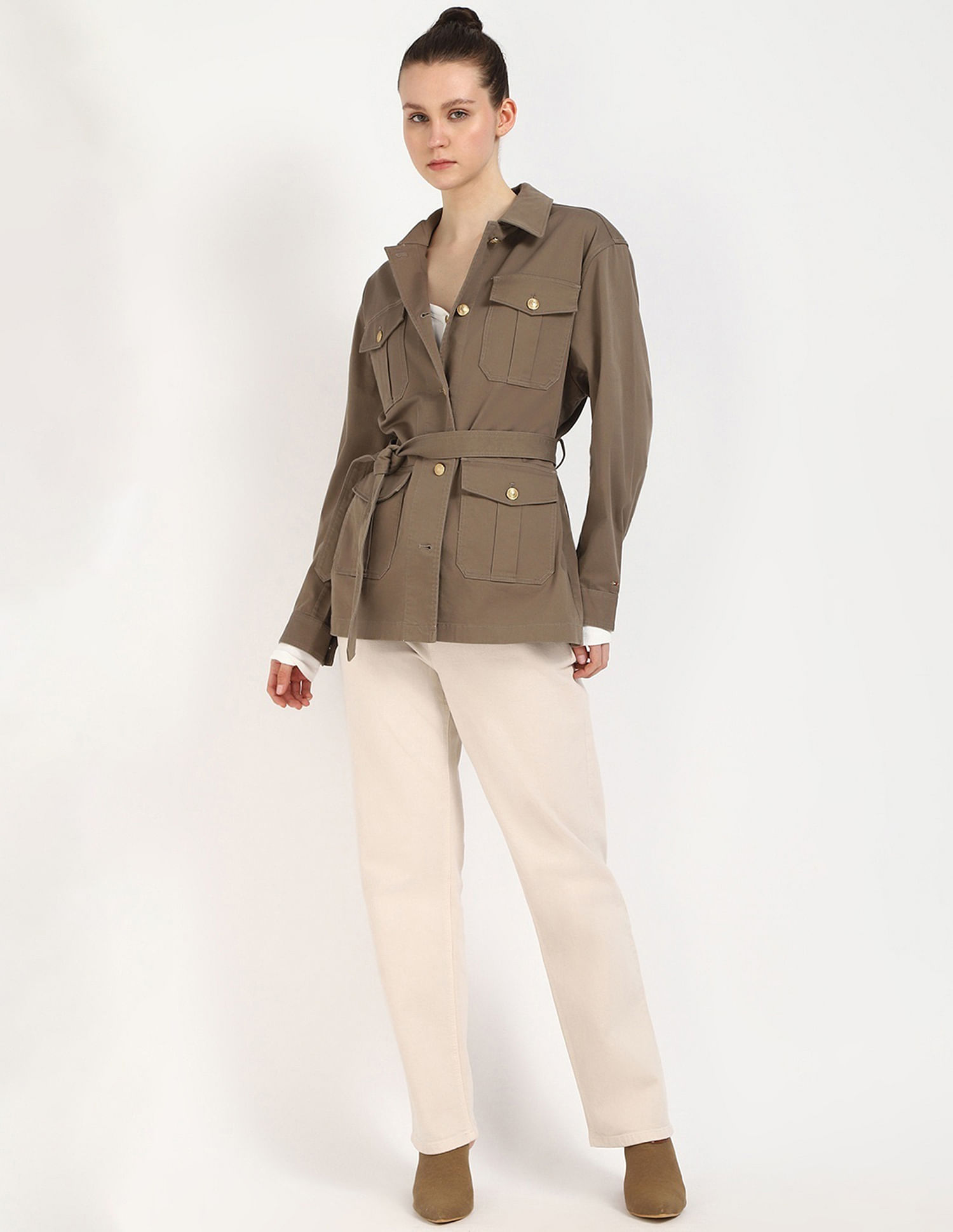 Tommy Hilfiger Regular-Fit Cotton Spread Collar Jackets