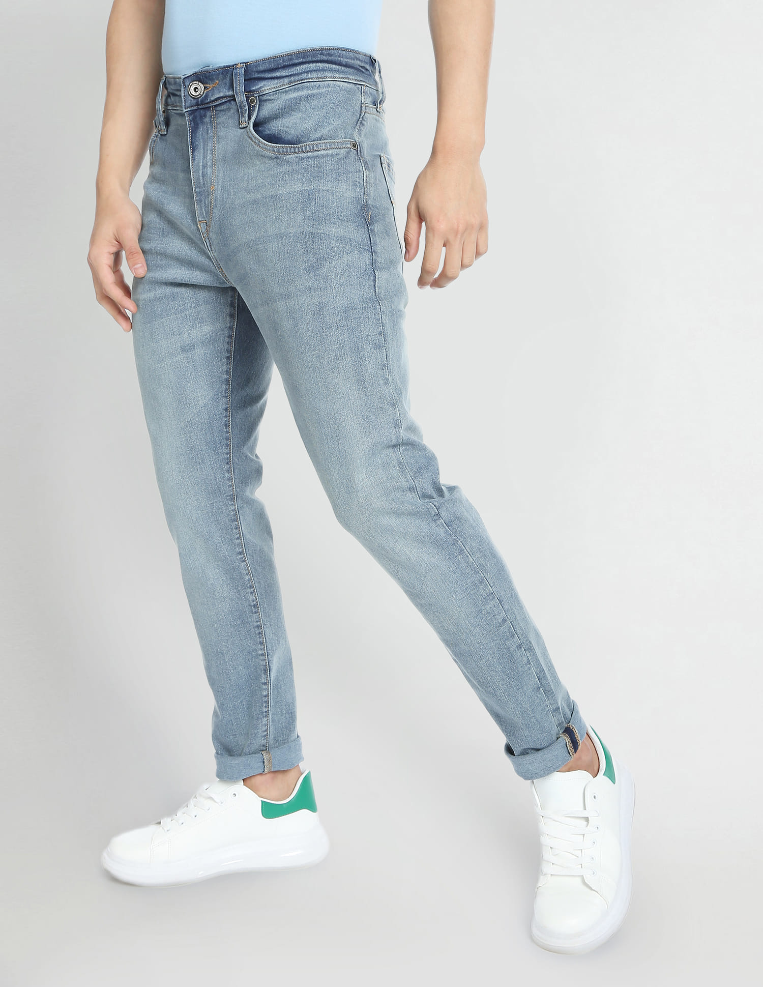 Buy Flying Machine Slash Slim Tapered Classic Vintage Jeans