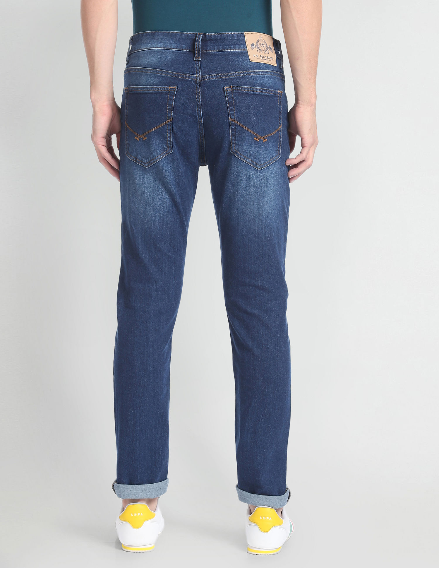 U.S. Polo Assn. Denim Co. Brandon Slim Tapered Fit Blue Jeans