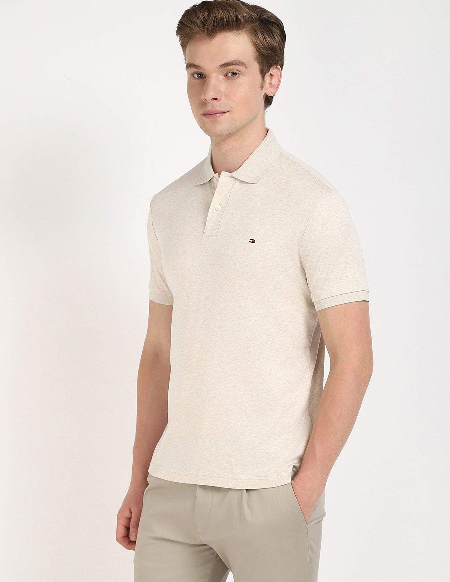 Tommy Hilfiger Printed Regular-Fit Cotton Polo Shirt