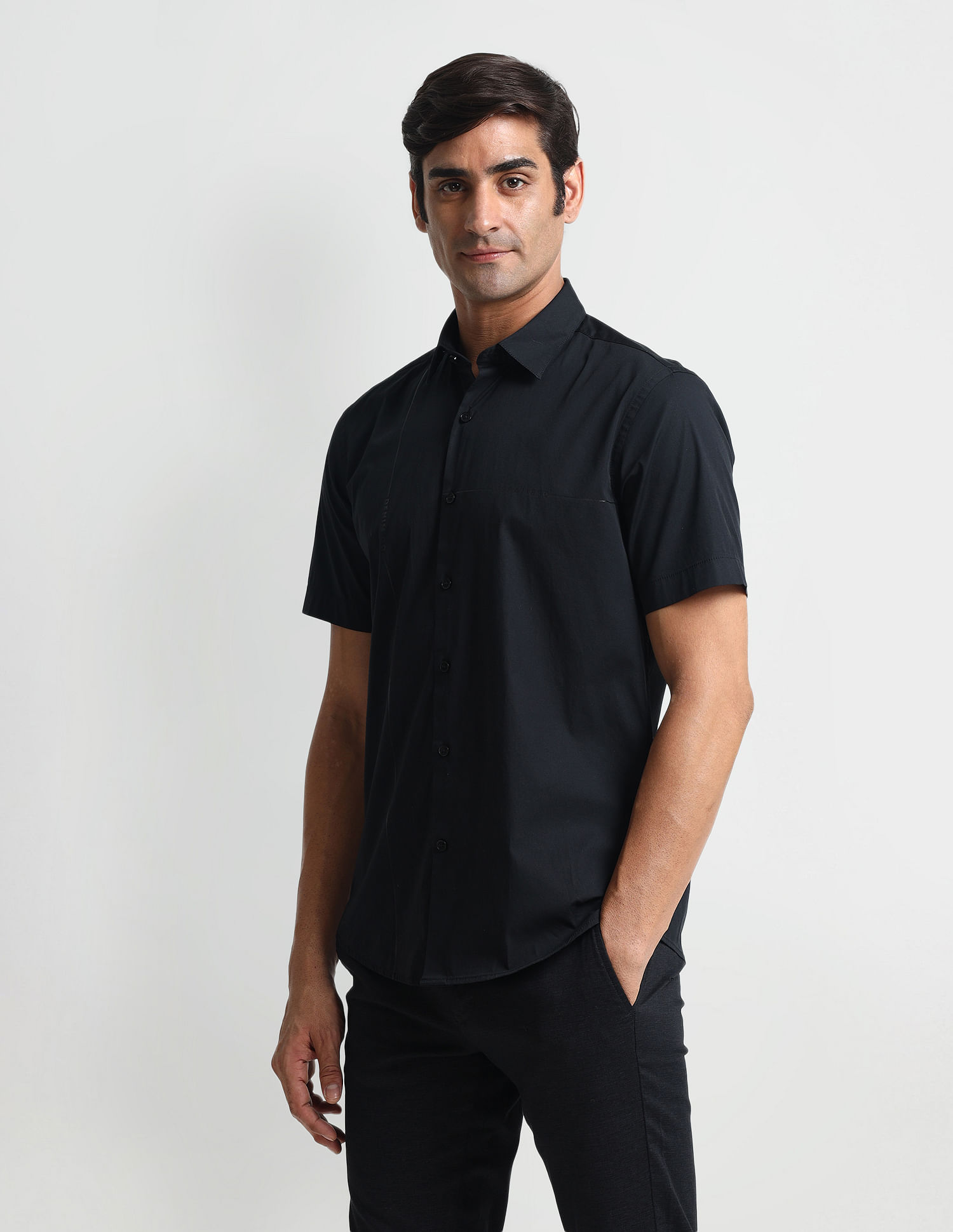 U.S. Polo Assn. Denim Co. Brand Print Slim Fit Shirt
