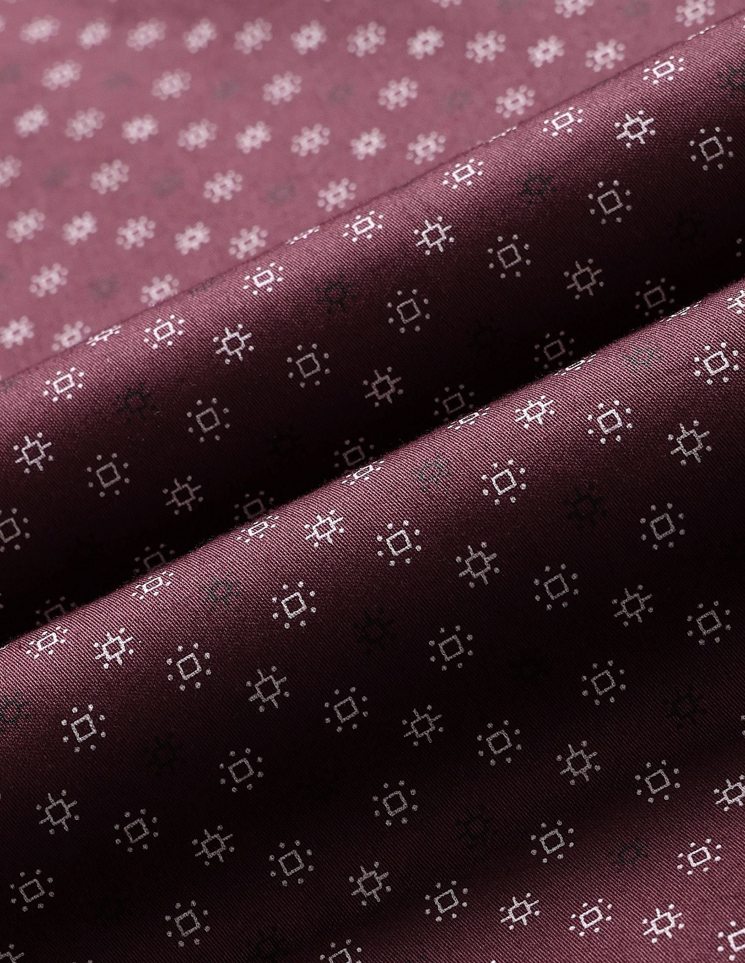Arrow Manhattan Slim Fit Geometric Print Shirt