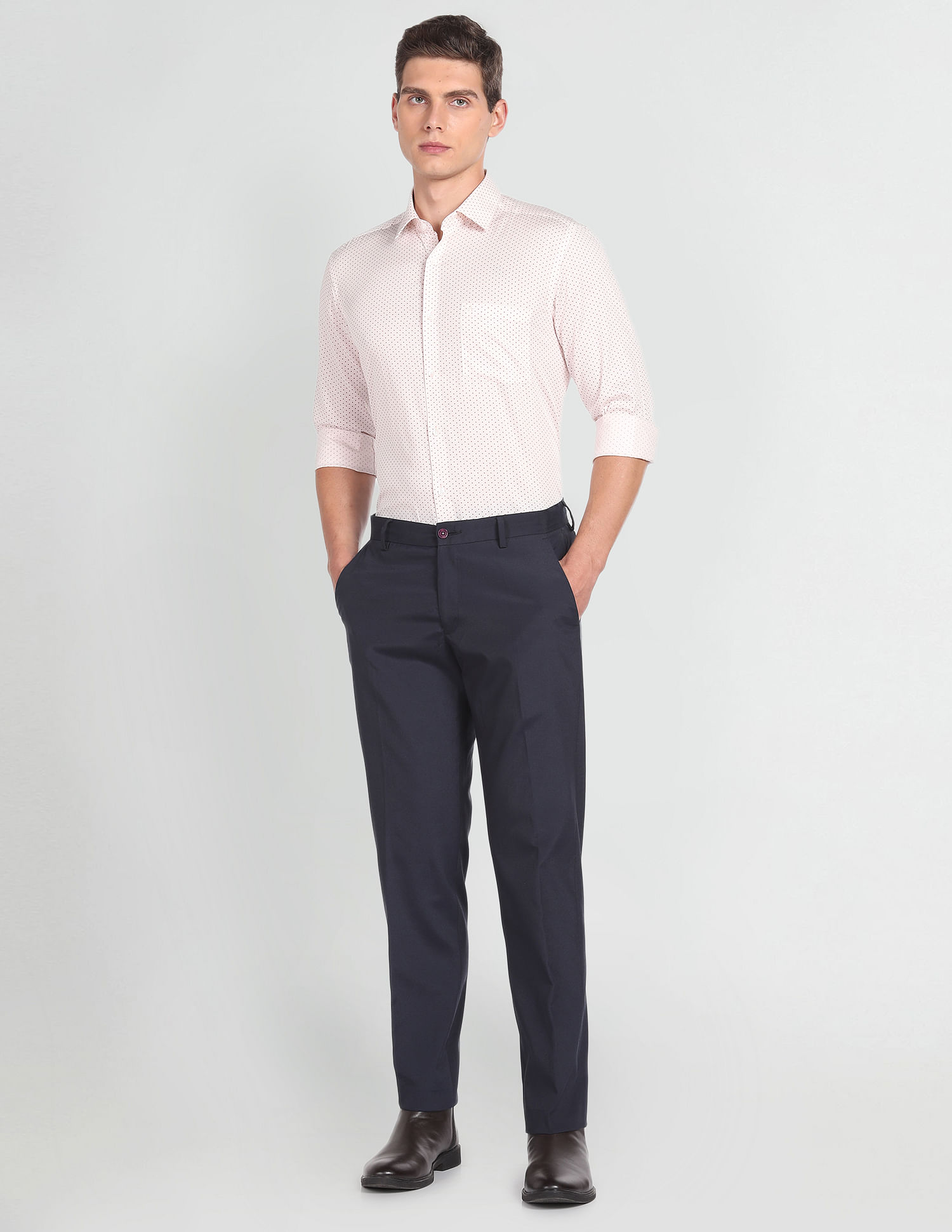 Arrow Manhattan Slim Fit Floral Shirt