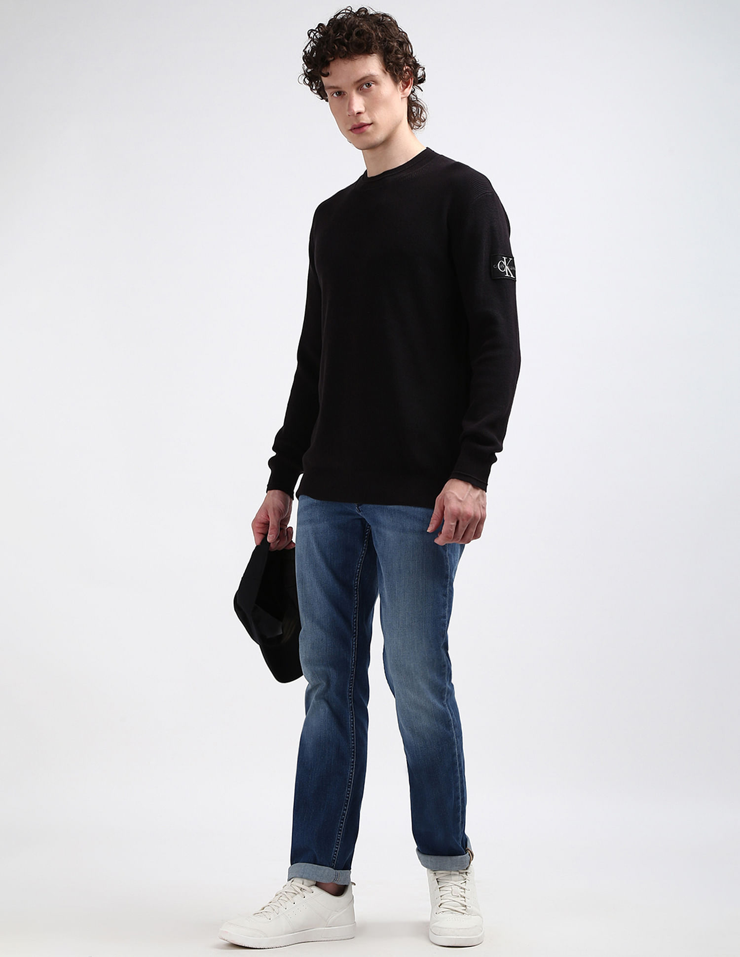 Calvin Klein Sustainable Raw Edge Sweater