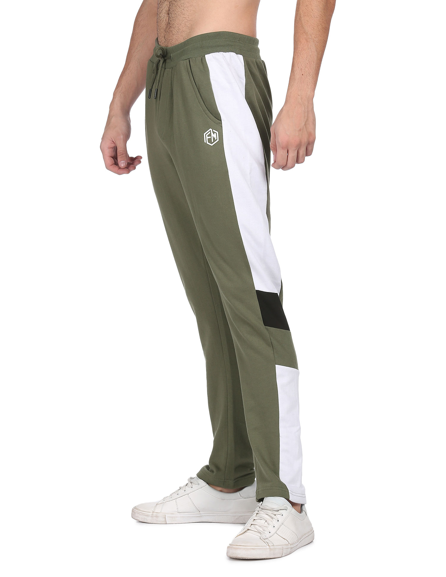 Green colour track pants hot sale