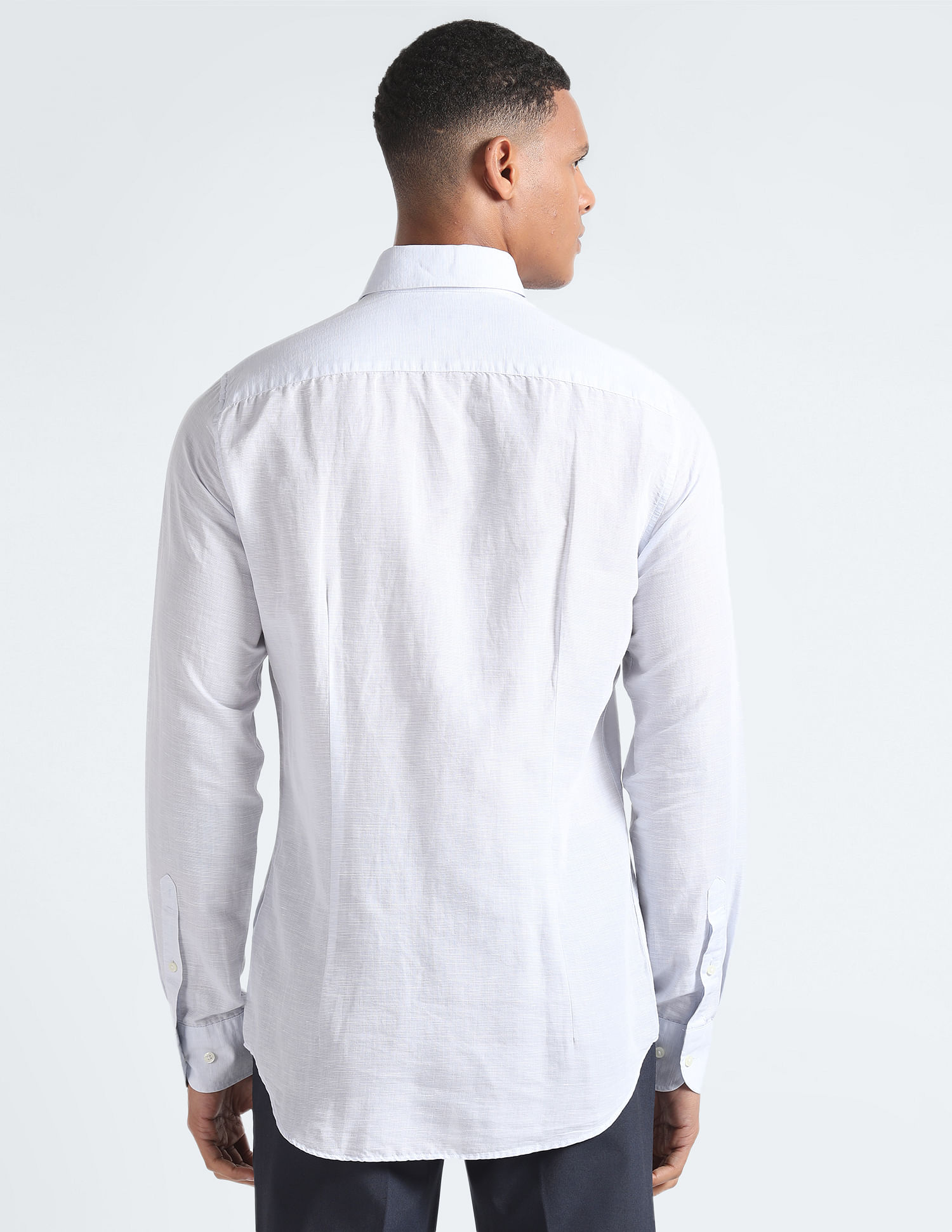 Tommy Hilfiger Linen Dobby Slim Fit Shirt