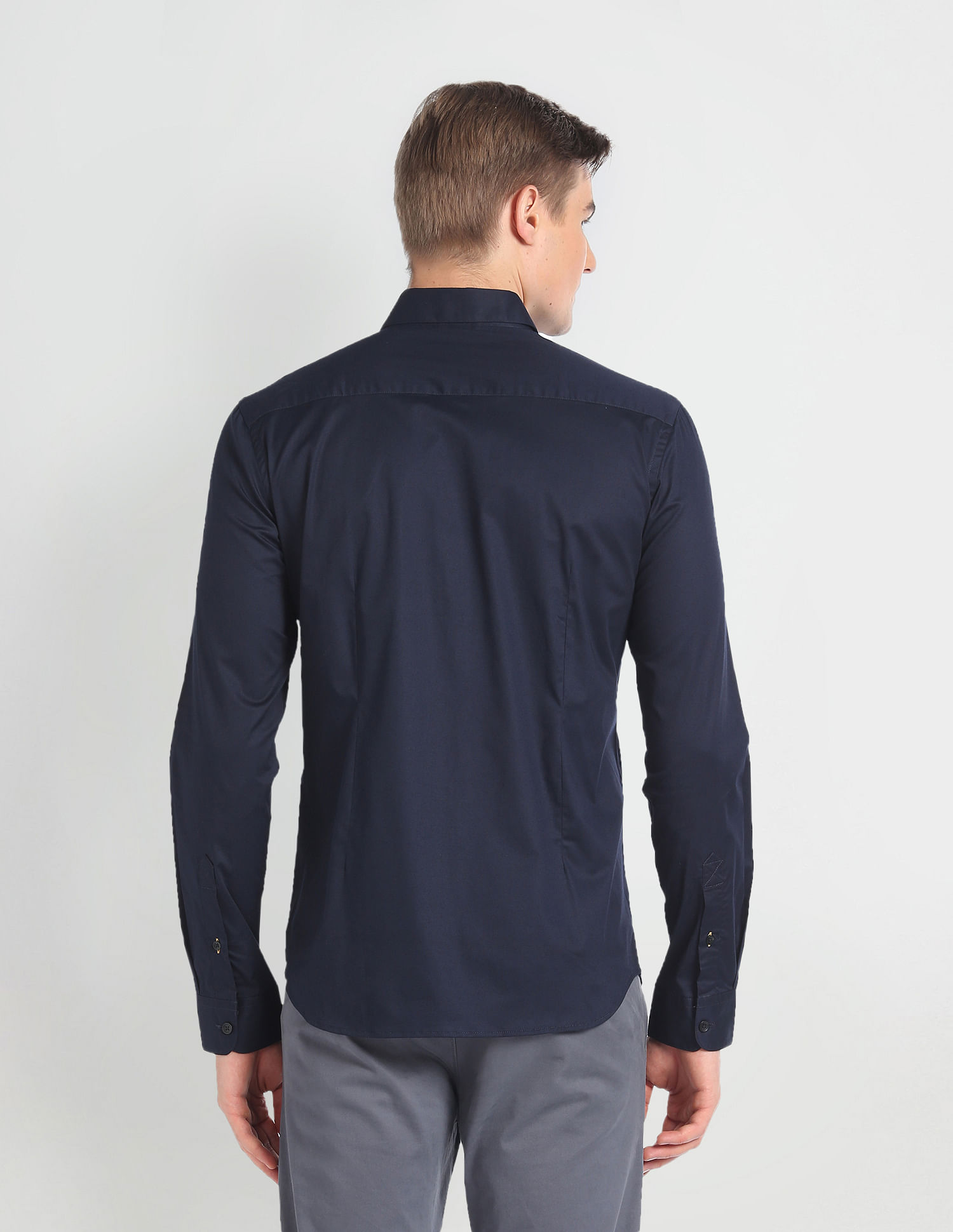 U.S. Polo Assn. Denim Co. Solid Slim Fit Shirt