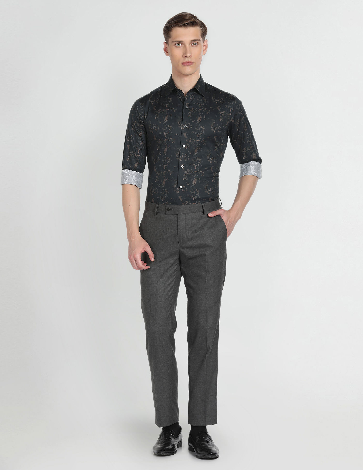 Arrow Newyork Manhattan Slim Fit Cotton Shirt
