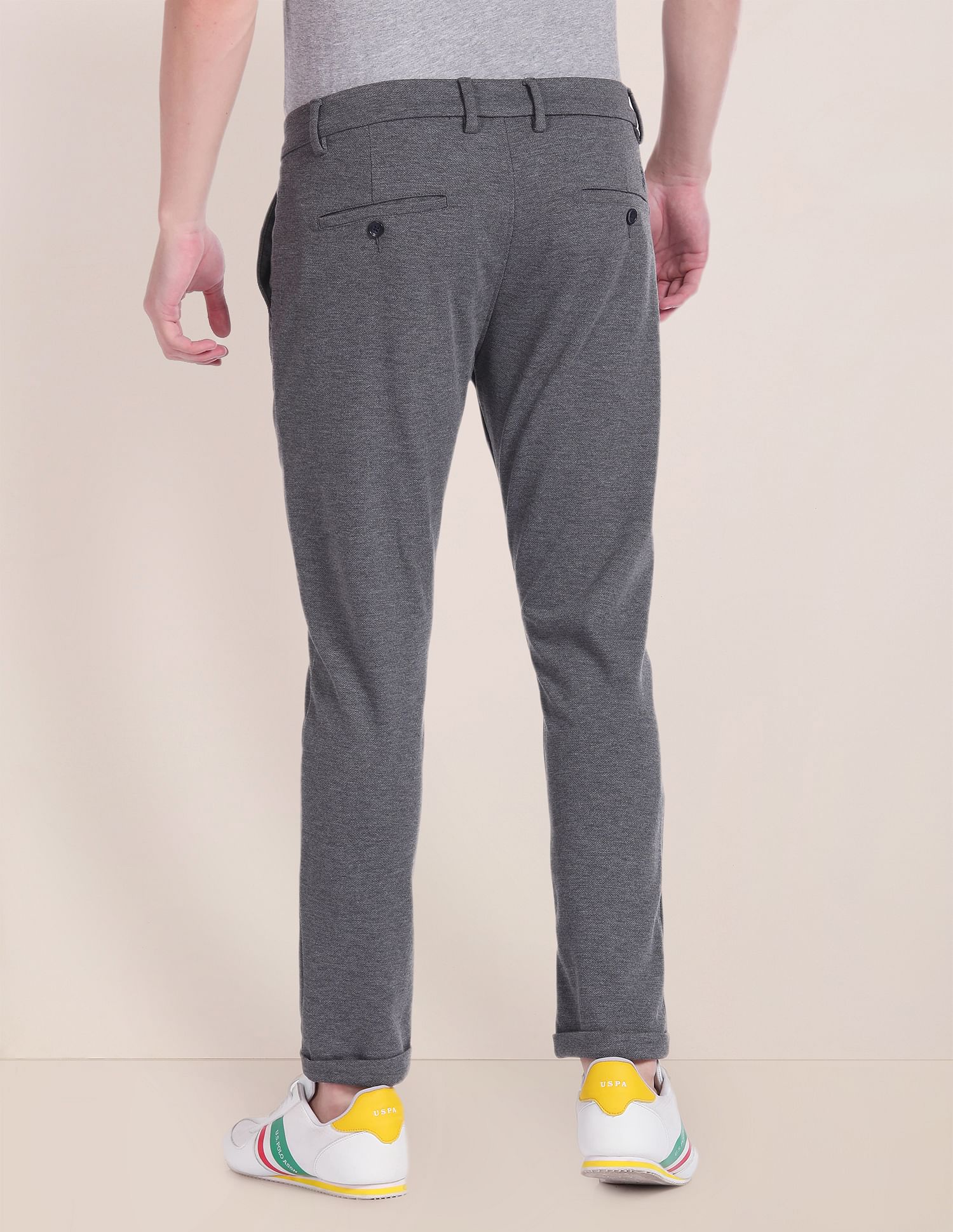 U.S. Polo Assn. Henry Tapered Cropped Fit Knit Trousers