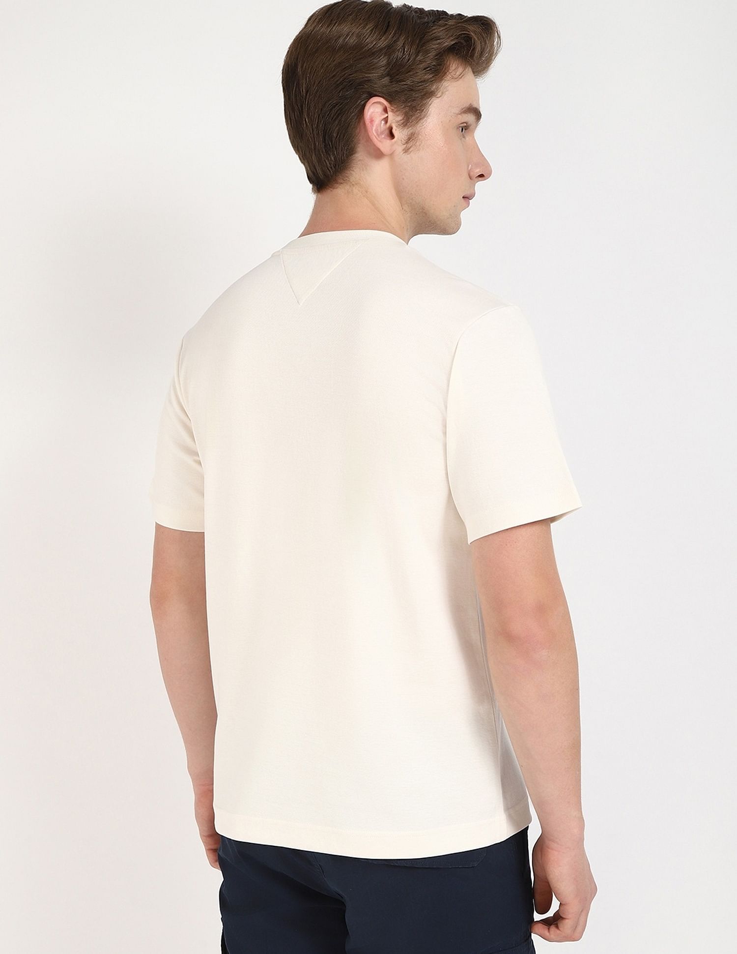 Tommy Hilfiger Embroidered Logo Regular-Fit Cotton T-Shirt
