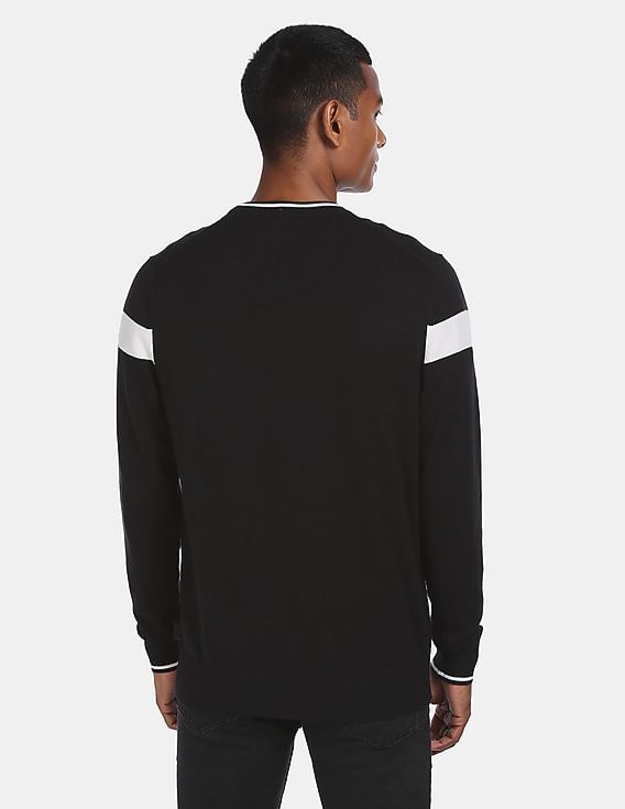 OVY L Crew Neck Sweat ブラック　ピグメント Pigment Damage Processing Crew Neck Sweat (black) | OVY