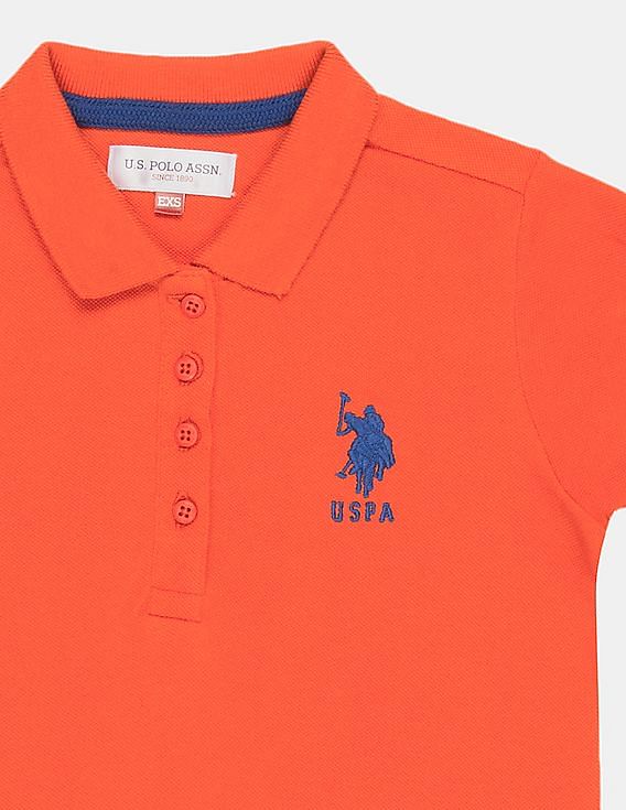 U.S. Polo Assn. Kids Solid Pique Polo Shirt