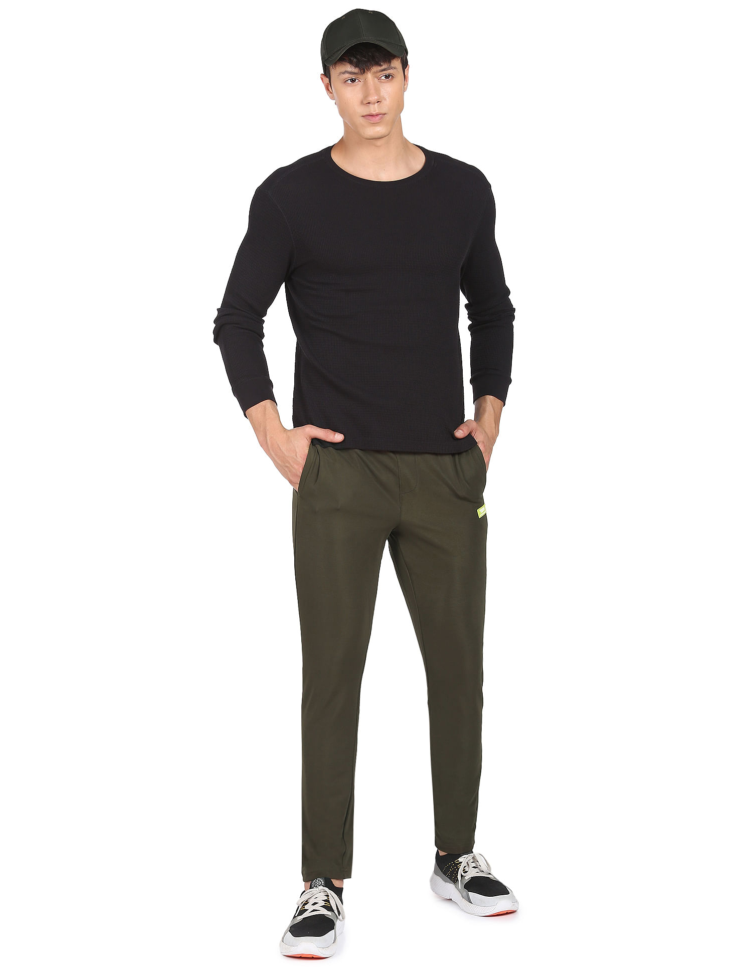 Buy Flying Machine Green Jogger Track Pants - Track Pants for Men 2021019 |  Myntra