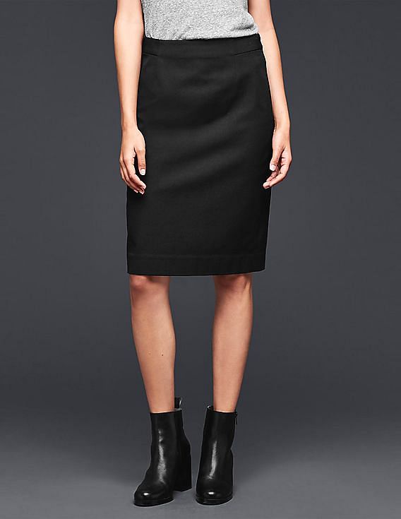 SKIRTS | REISS WOMENS Tailored Pencil Skirt Black - DaVenus