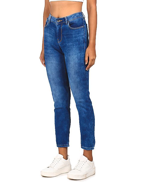 Flying Machine Women Veronica Skinny Fit Mid Rise Jeans