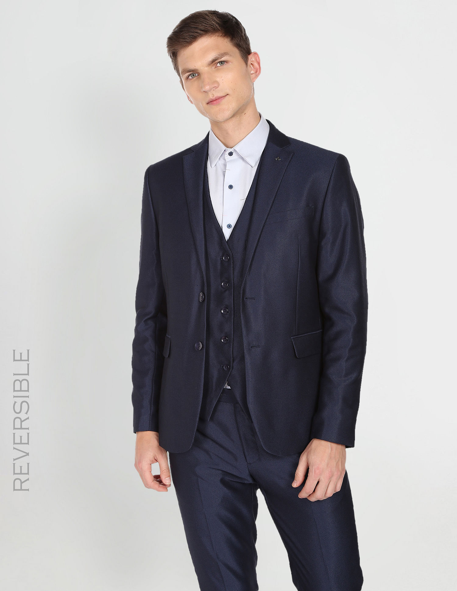 Buy Men Slim Fit V Neck Double ed Business Casual Waistcoat Suit Vest  Formal Wedding Online at desertcartINDIA