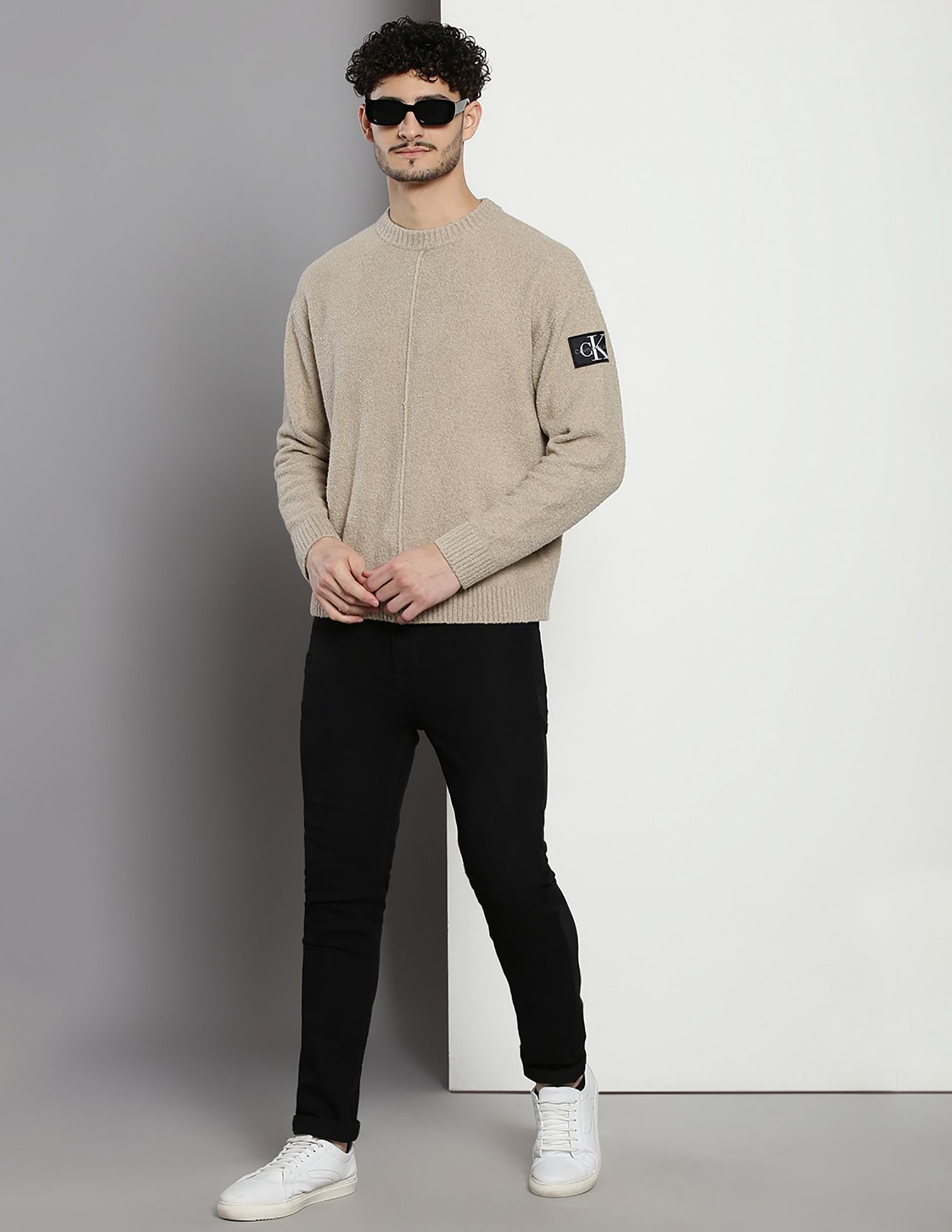 Buy Calvin Klein Sustainable Textured Sweater - NNNOW.com