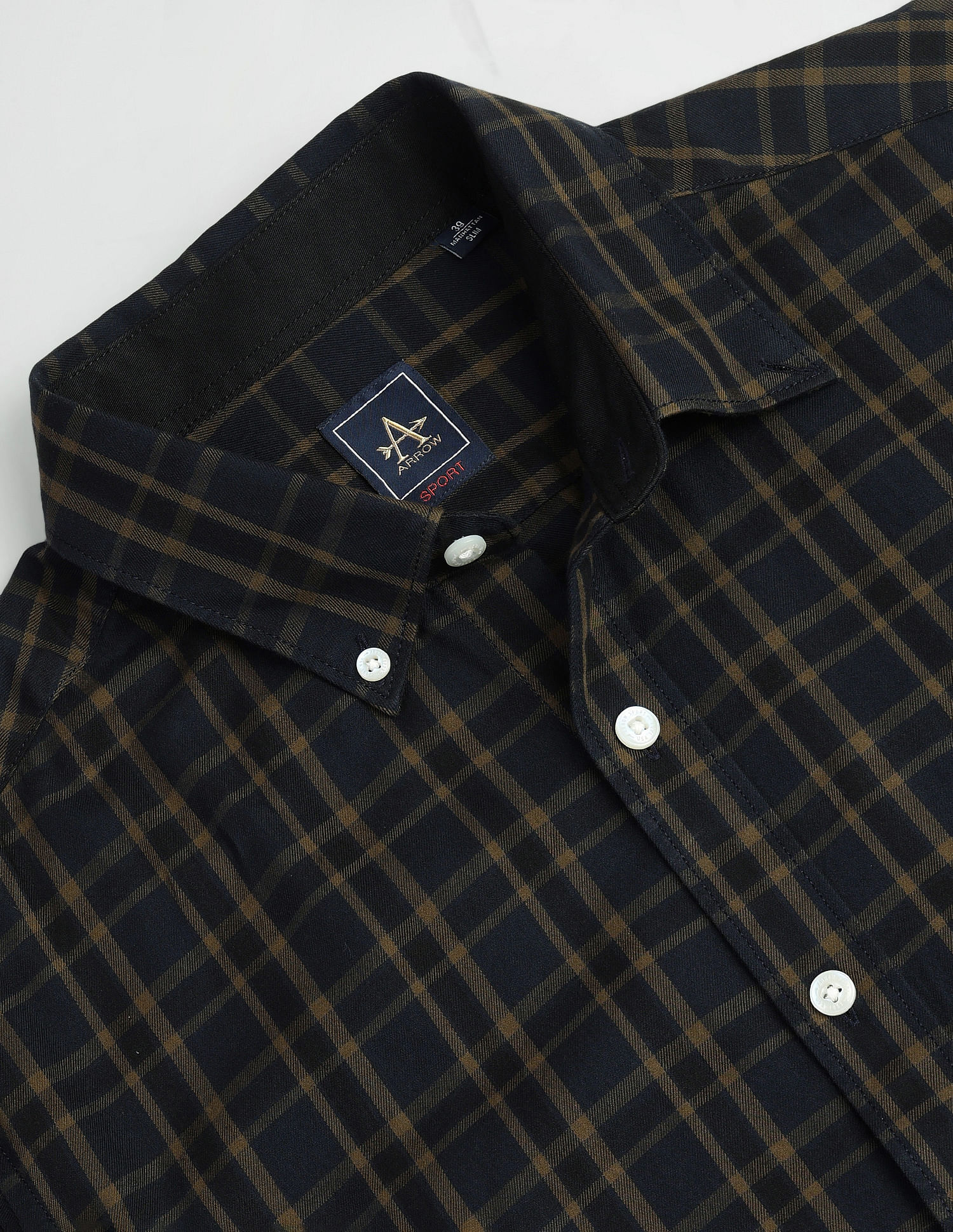 Arrow Sport Tartan Check Cotton Shirt