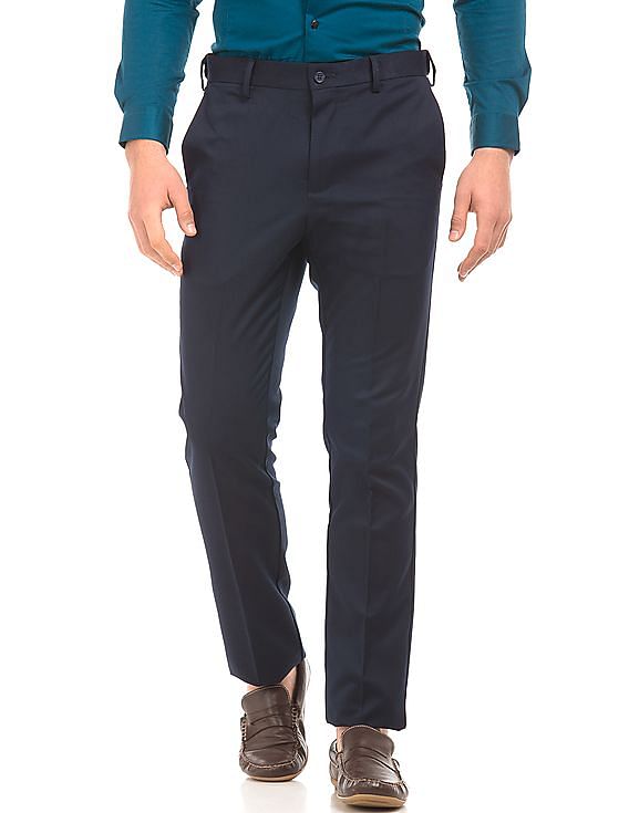 Buy Arrow Men's Regular Pants (ARADTR2136_Black_46) at Amazon.in