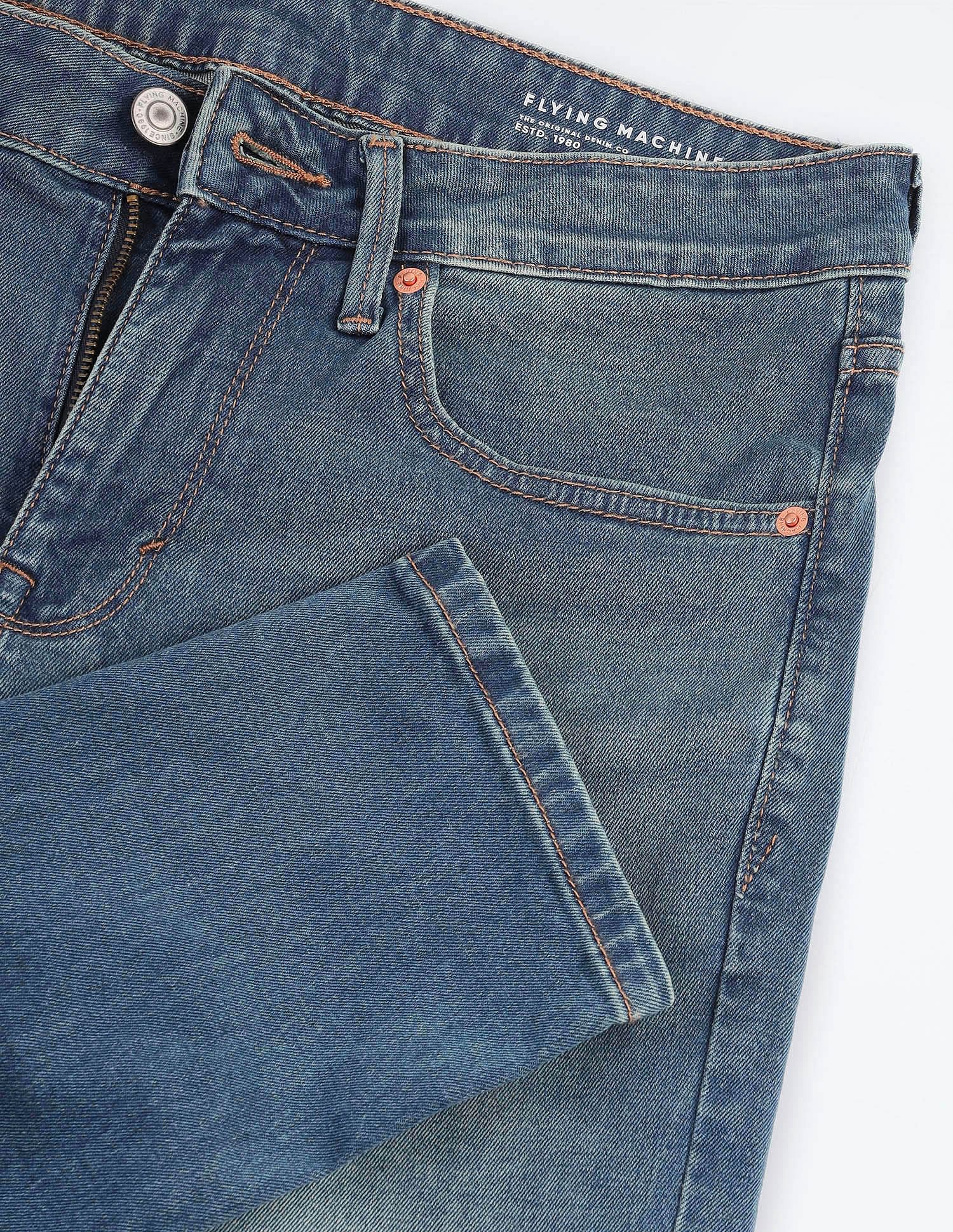 Flying Machine Jackson Super Skinny Fit Stone Wash Jeans