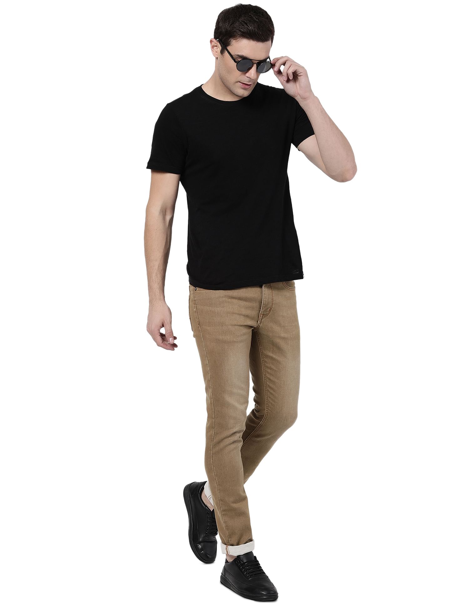 AD by Arvind Mid Rise Stone Wash Jeans