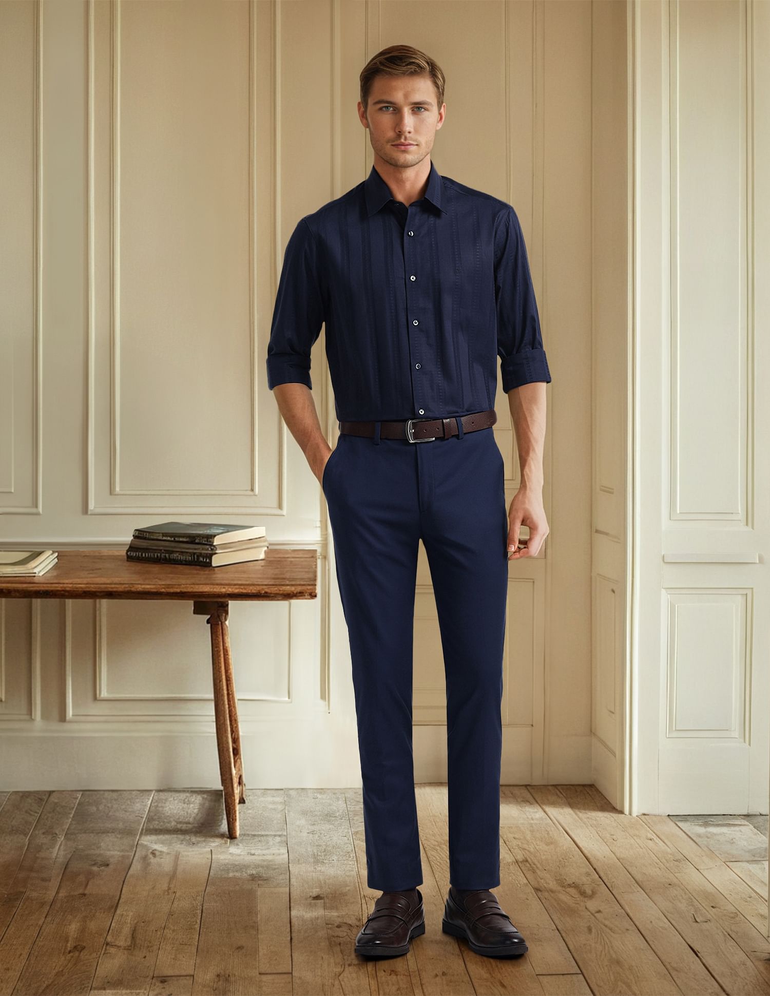 Arrow 1851 Tailored Fit Pure Cotton Shirt