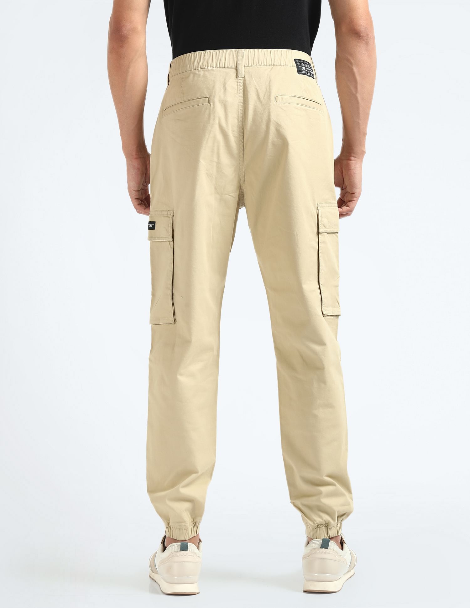 Flying Machine Mid Rise Slim Fit Cargo Pants