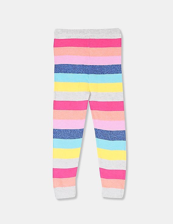 Crazy stripe sweater leggings sale