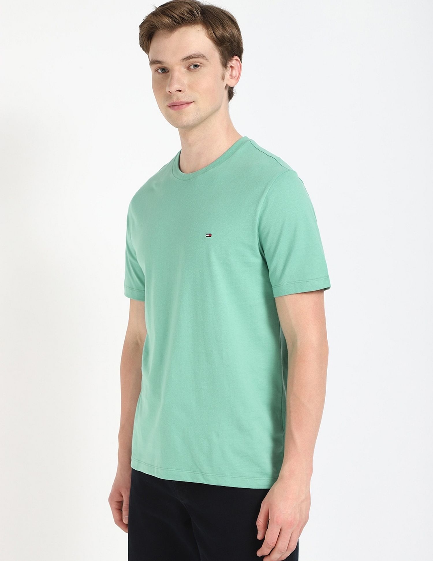 Tommy Hilfiger Solid Regular Fit T-shirt