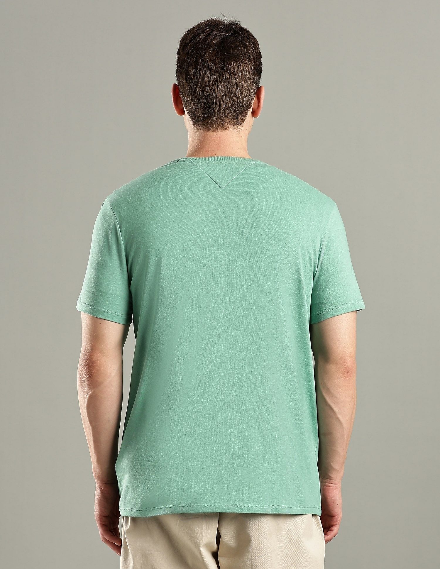 Tommy Hilfiger Solid Regular-Fit Cotton T-Shirt
