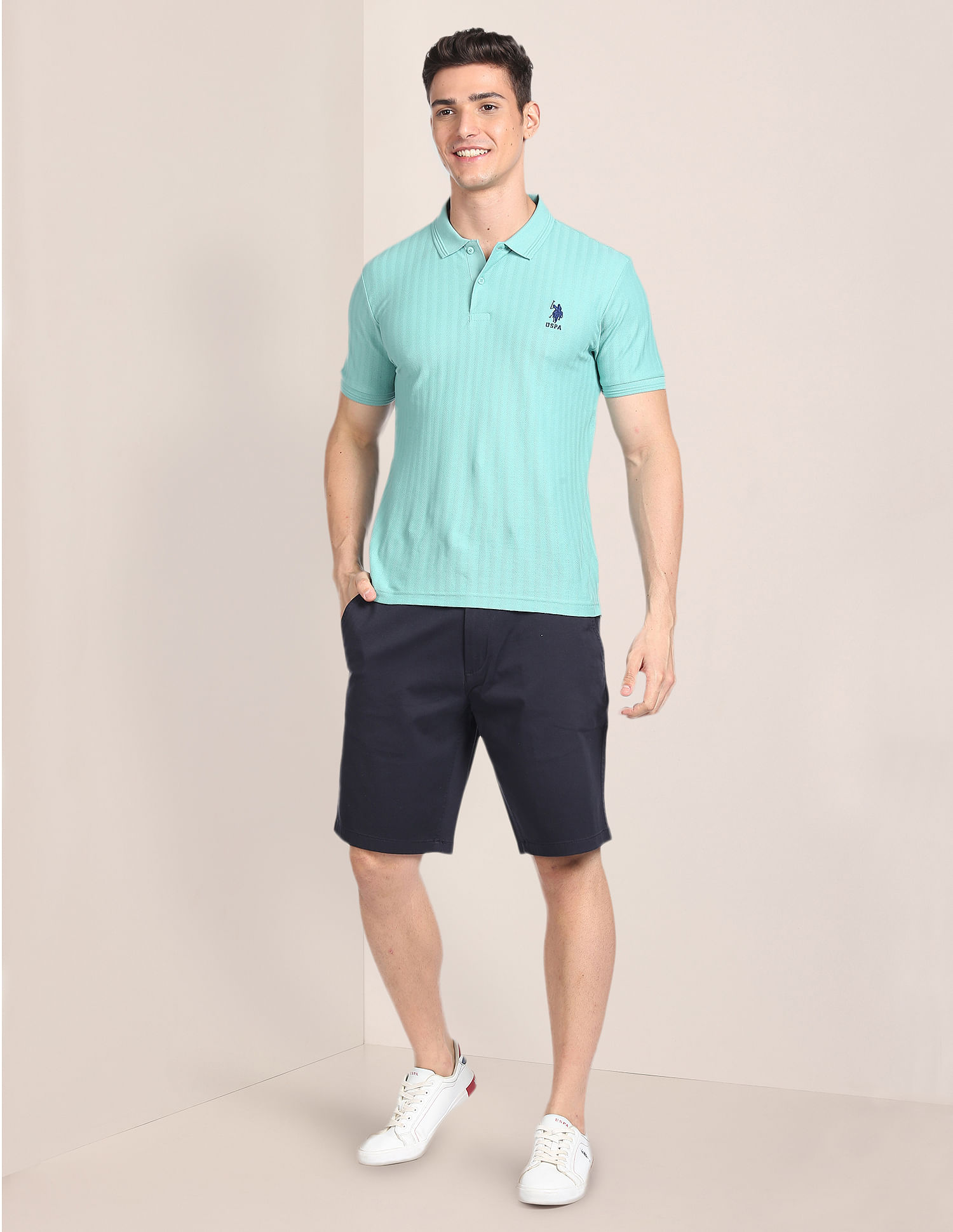 U.S. Polo Assn. Slim Fit Twill Trousers