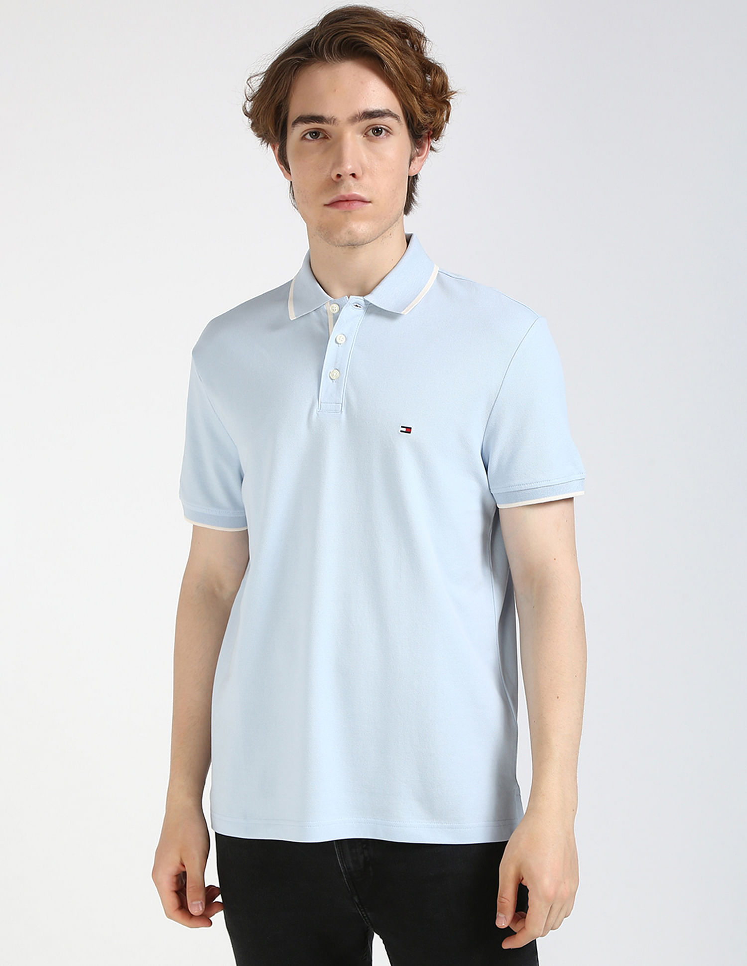 Tommy Hilfiger Regular Fit Solid Polo Shirt