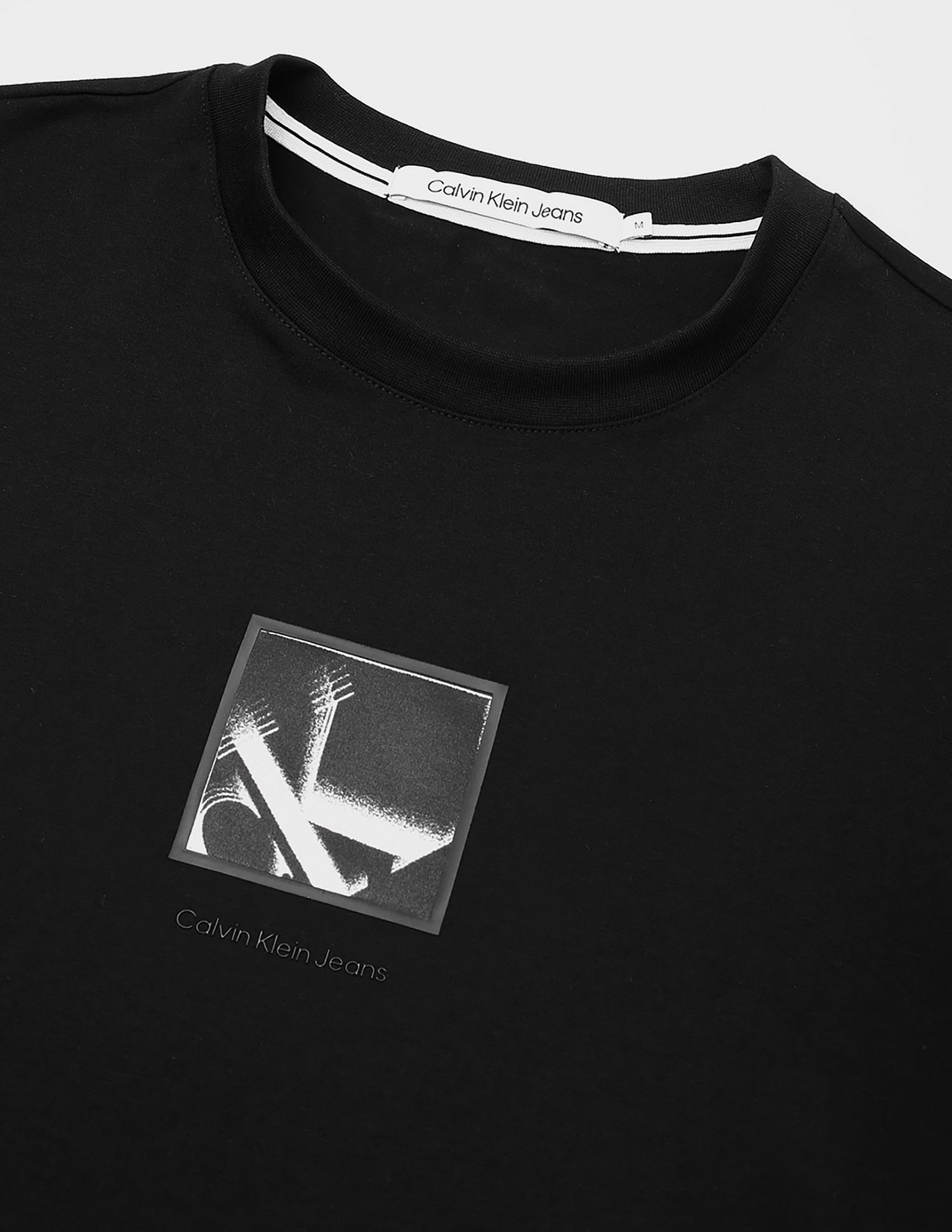 Calvin Klein Mens Black Logo T-Shirts