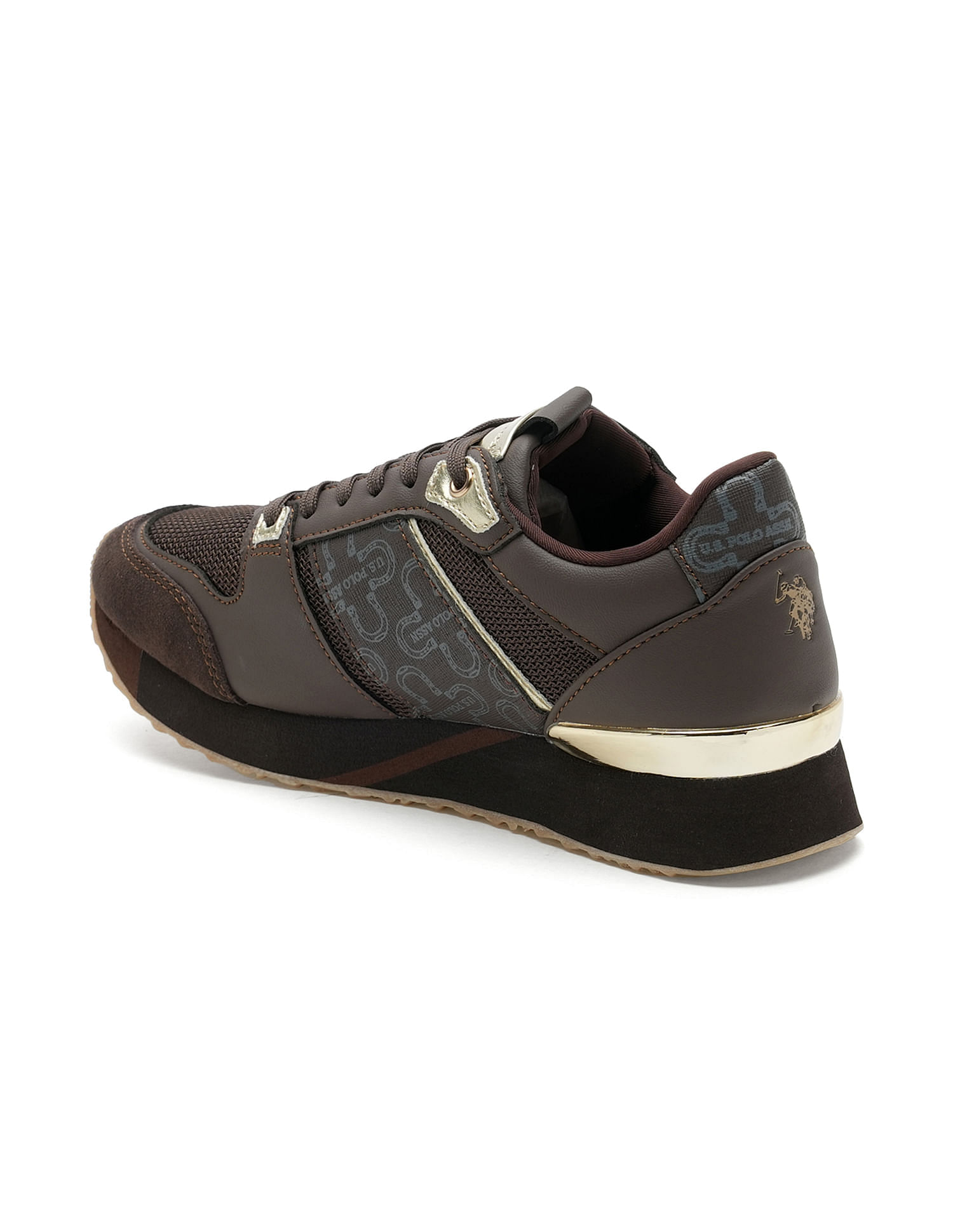 U.S. Polo Assn. Women Metallic Logo Stella Sneakers